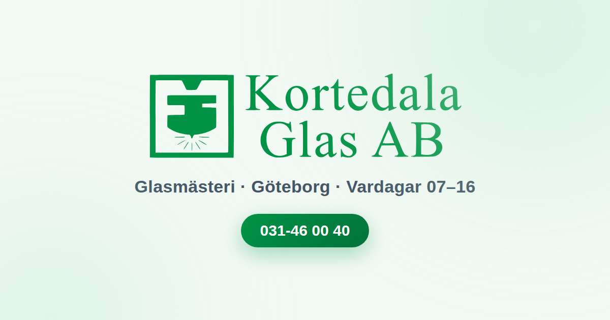 Kortedala Glas AB logotyp
